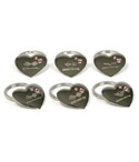 Corvette Heart Key Chain