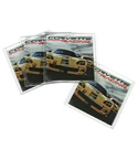 Corvette Racing Glass Coasters