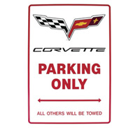 Corvette Parking Sign